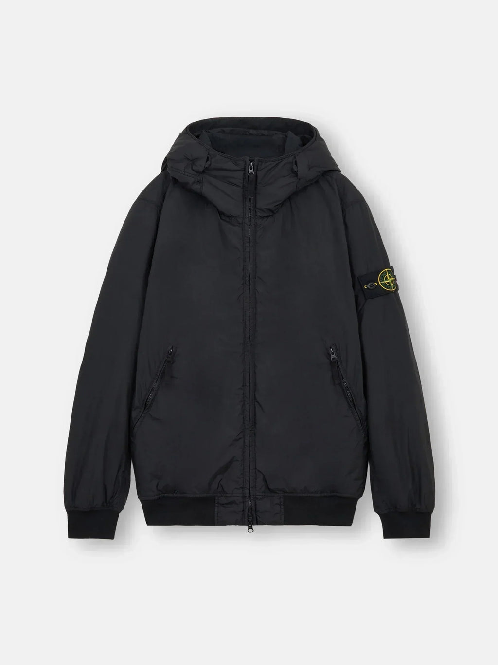 Logo Patch Hooded Jacket