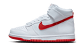 Nike Dunk High White Picante Red