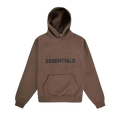 Fear of God Essentials FW20 Hoodie Applique Brown