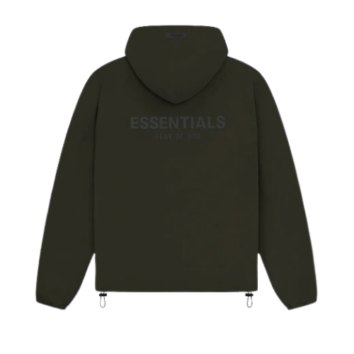 Fear of God Essentials SS23 Full Zip Jacket Off Black