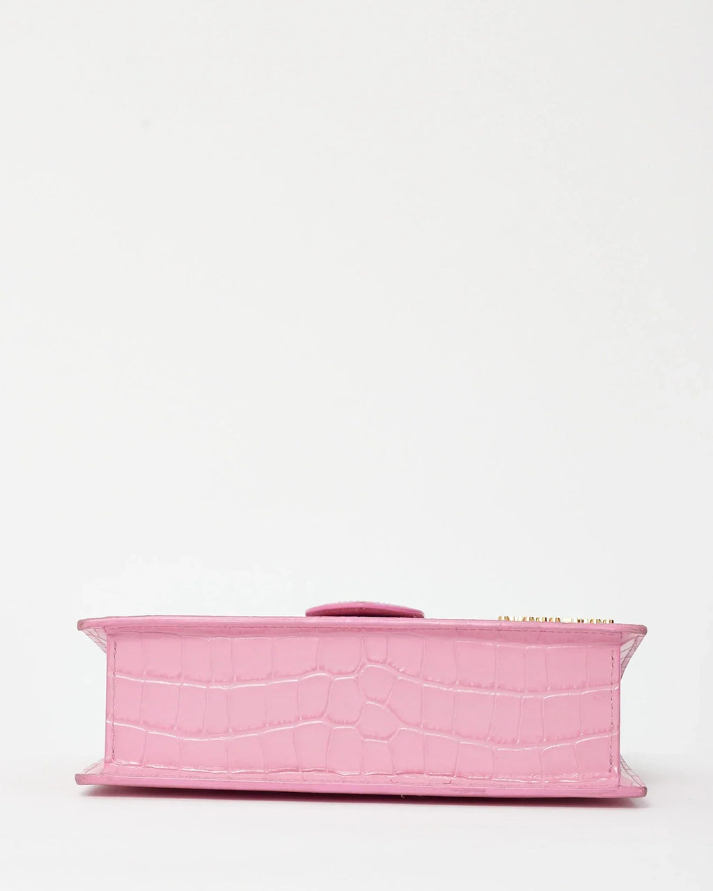 Jacquemus Le Grand Bambino Croco Pink