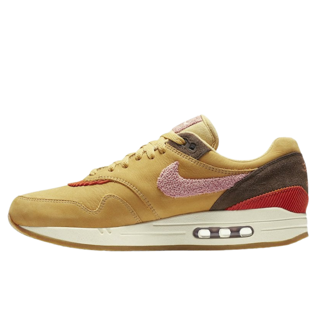 Nike Air Max 1 Crepe Wheat Gold Rust Pink