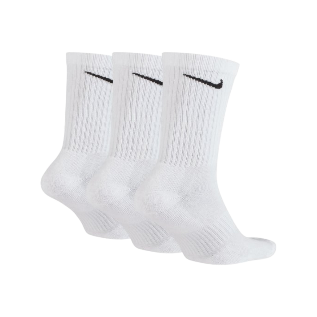 Nike Everyday Cushioned Sports Socks 3 Pack White