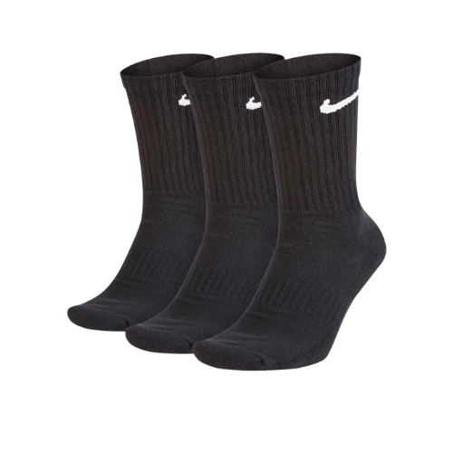 Nike Everyday Cushioned Sports Socks 3 Pack Black