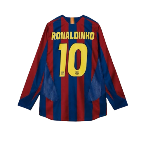 Nike FC Barcelona Re-Issue 2005/06 Ronaldinho #10 Home Jersey