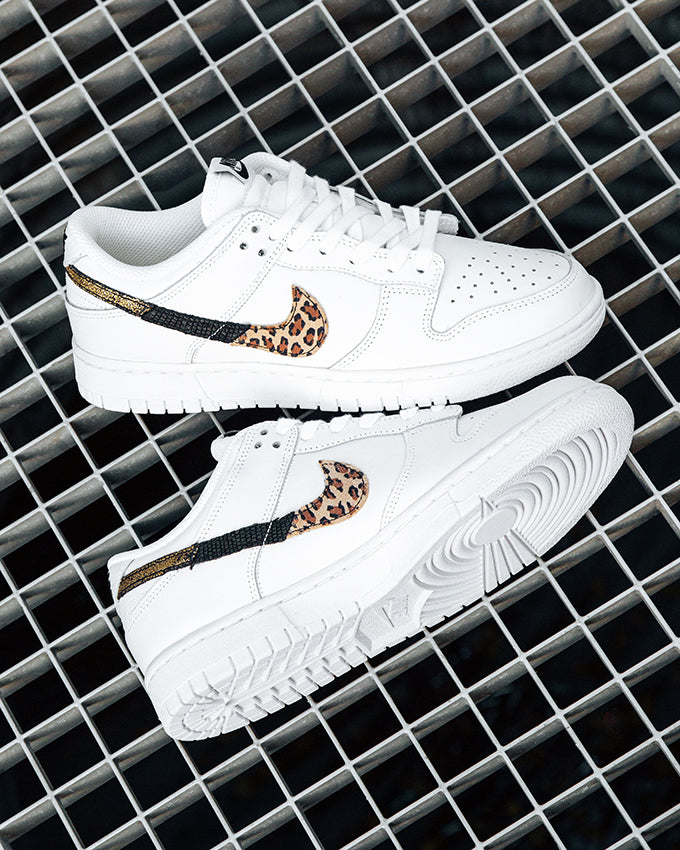 Nike Dunk Low Animal Print White