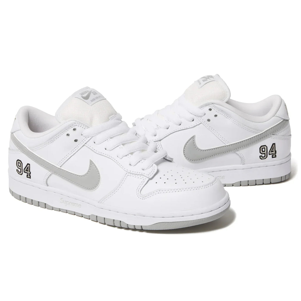 Supreme X Nike SB Dunk Low Pro White
