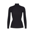 Nike x SKIMS Women's Weightless Layers Mock Neck Long Sleeve Top Obsidian