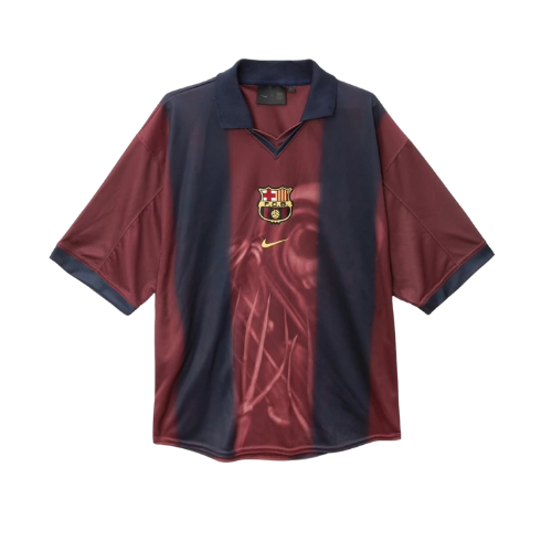 Travis Scott x Nike x FC Barcelona Retro 2000/01 Home Skeleton Jersey Multicolor
