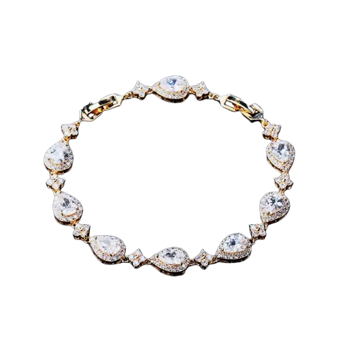 Radiant Pear-Cut Bracelet