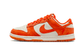 Nike Unisex Sneakers Dunk Low Cracked Orange