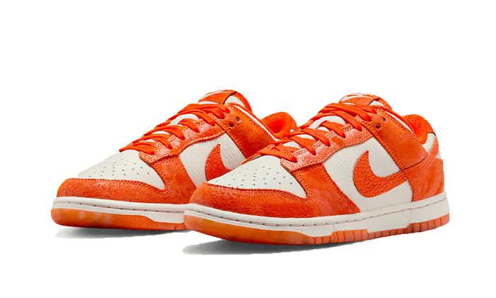 Nike Unisex Sneakers Dunk Low Cracked Orange